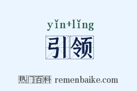 引领是什么意思的图片
